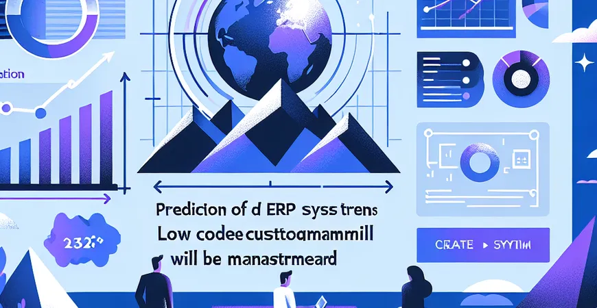 2025 年 ERP 系统趋势预测：低代码定制化将成主流